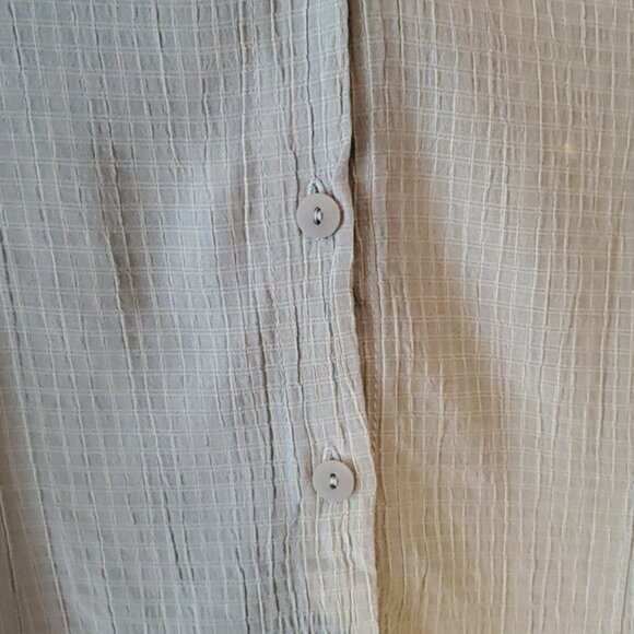 Flax Women's Floral Rayon-Blend Button-Up Size L NWT'S - Picture 4 of 10